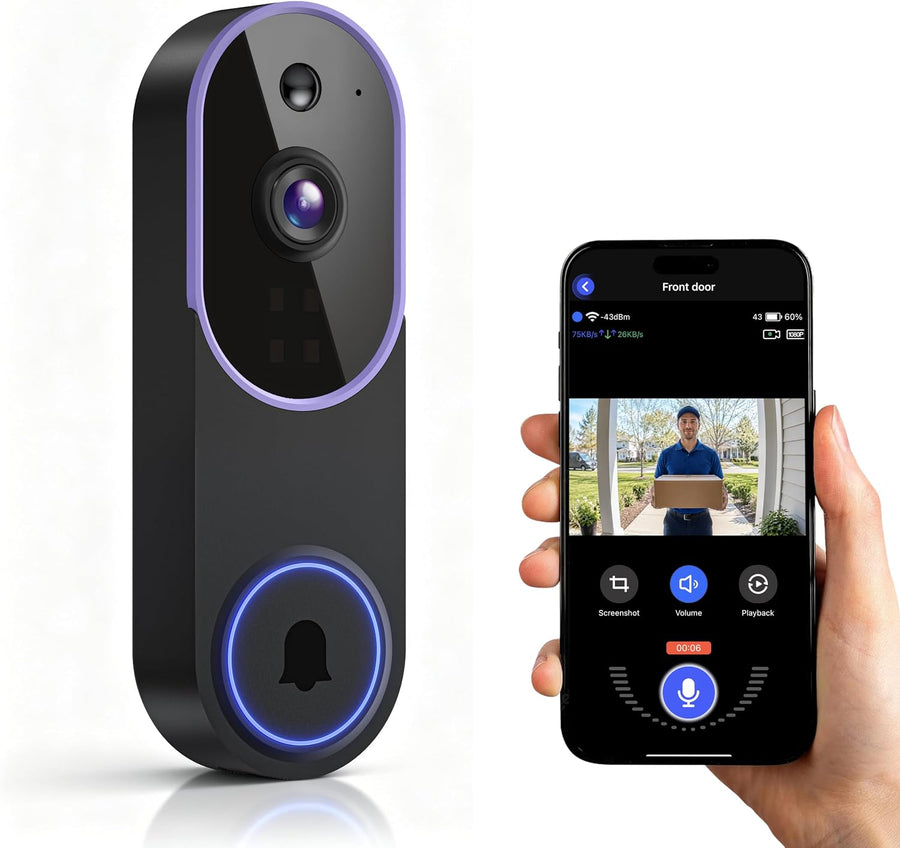1080P Smart Wireless Video Doorbell Camera